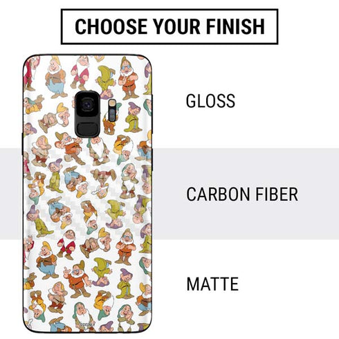 Disney Snow White Dwarfs Pattern Galaxy S9 Skin